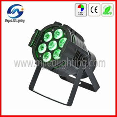 Hot Sale 7 X 10W 4in1 Mini Aluminum PAR Can 10W RGBW LED PAR Light