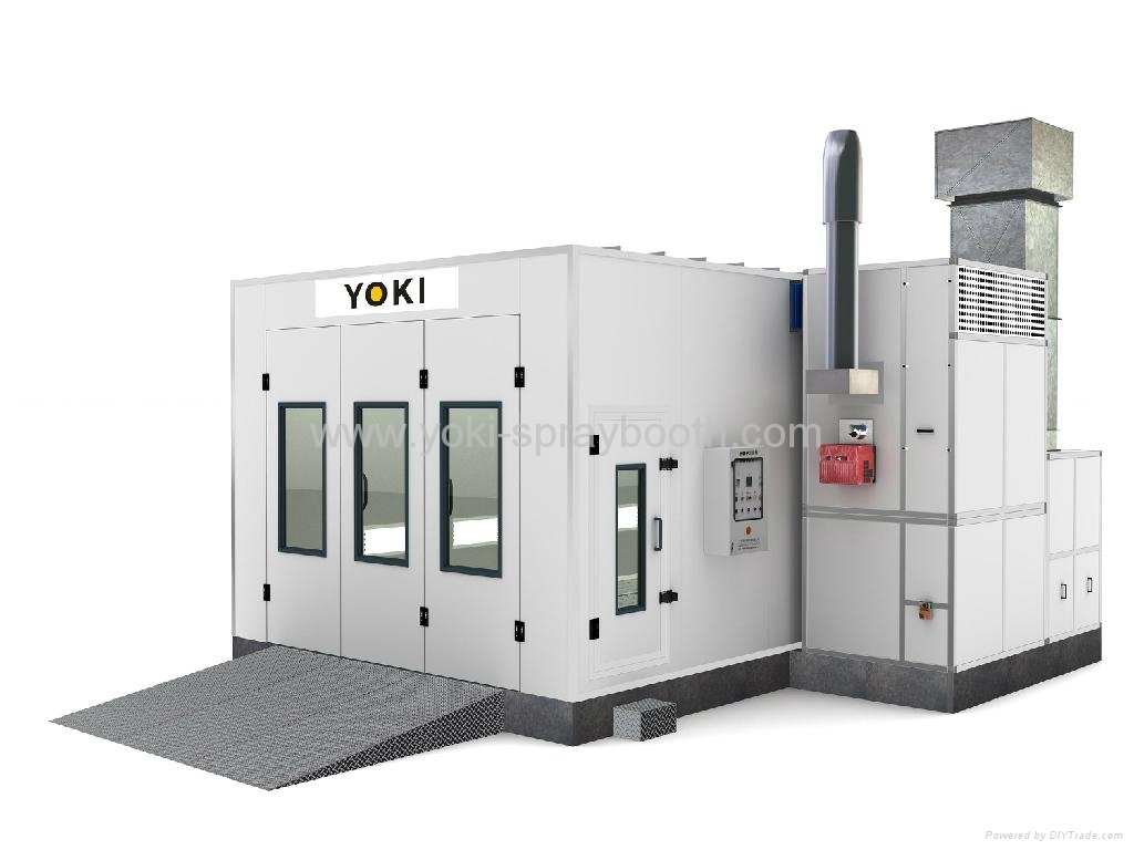 YK-360 CE Spray Paint Baking Car Booth For Water-based Setting 3