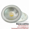 Recessed mounted COB round & square glass panel lights led 2