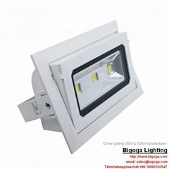 Hot selling 30W Epistar COB dimmable led rectangular square downlight