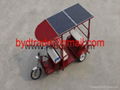 Solar passenger tricycles