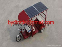 Solar passenger tricycles