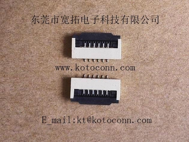 1.0 FPC  connector  2.0H  FLIP TYPE  BOT Contact