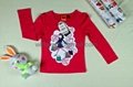 children's fashion long sleeve T-shirt with printing 3