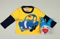 children's fashion long sleeve T-shirt with printing 4