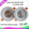 15W 1200lm CREE COB downlight 5