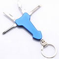 Novel Metal Mini Multi-tool Key Tag promotional gift sevenstargifts KT108 1