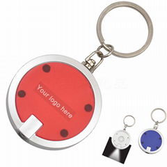 Plastic Mini Flashlight Key Tags