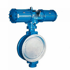 Pneumatic Flange Butterfly Valves:GB/T13927-92