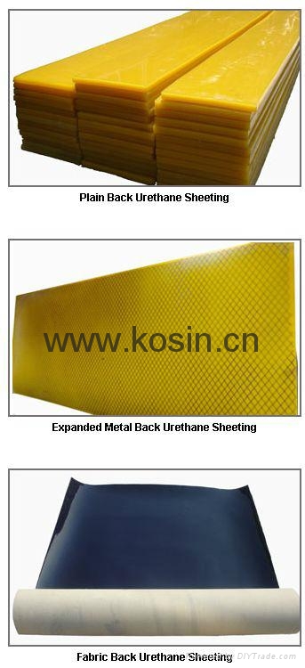 Polyurethane Expanded Metal Fabric Back Sheet 