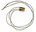 1.5 socket Cables for EEG electrodes with EEG Cap Gold plated or Silver plated 