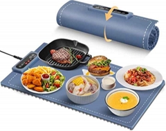 New Portable Electric Foldable  Heating Food Tray Indoor Outdoor 