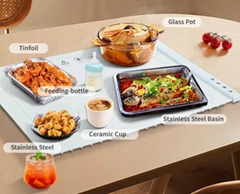 Roll Up Portable Electric Warming Tray with 3 Temperature Settings Silicone Heat