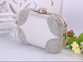 Women's studded clutch bag 