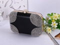 Women's studded clutch bag  2