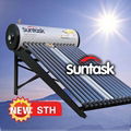 Integrated pressure solar water heater