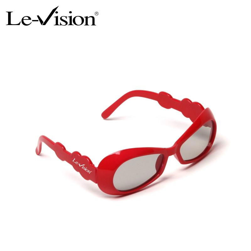 Passive polarized 3D glasses for kids with small size made in china 2
