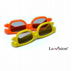 passive polarized 3D glasses for kids with small size