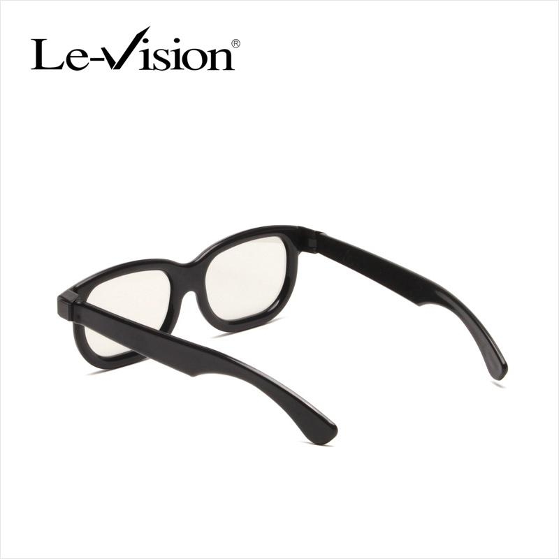 Circular passive polarized 3D glasses made in China LST024 Le