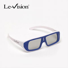 Passive polarized 3D glasses for digital cinema