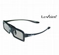 Active shutter 3D glasses for active cinema with battery 4