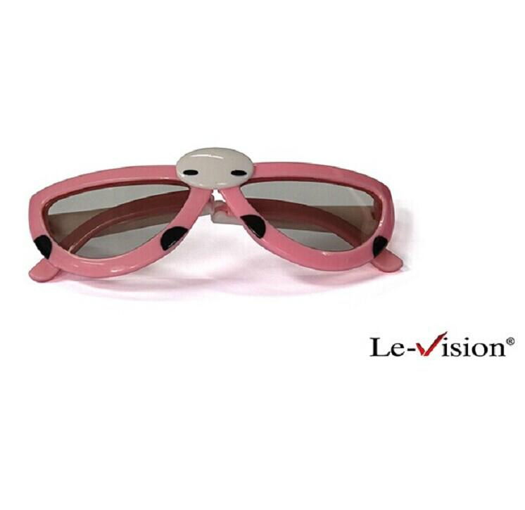 Foldable passive polarized 3D glasses  for kids with fashional design 3
