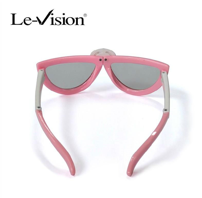 Foldable passive polarized 3D glasses  for kids with fashional design 4
