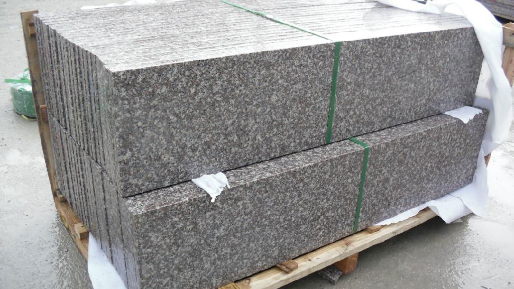 Cheap Price Chinese Granite G664 Granite Stair 600*300*20mm 3