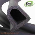 D-Shaped EPDM Sponge Rubber Seal 1