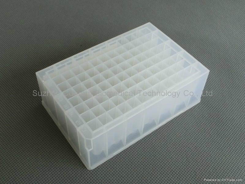 Silicone Sealing Mat for 96 square well plates 3
