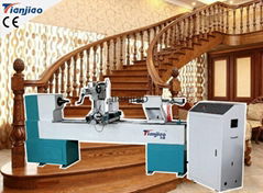 wood stair making lathe machine 