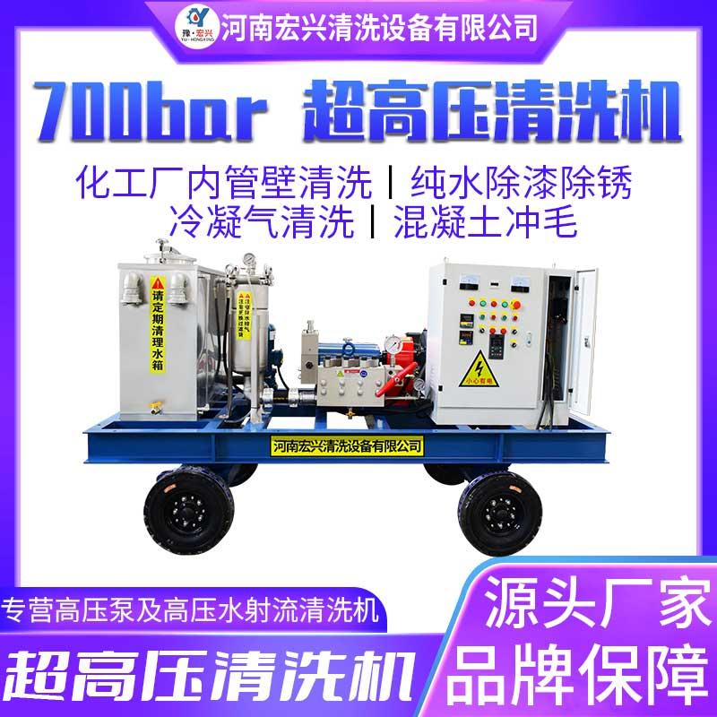 河南宏興供應水泥廠迴轉窯高壓清洗機 工業電動高壓清洗機