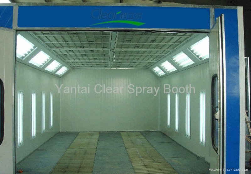 Car spray booth/baking booth-clear factroy 4