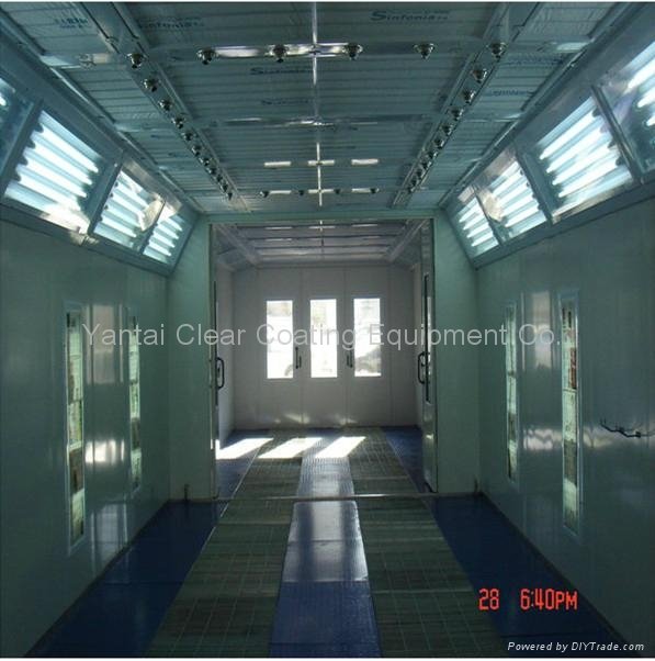 water based spray booth baking oven waterborne spray booth