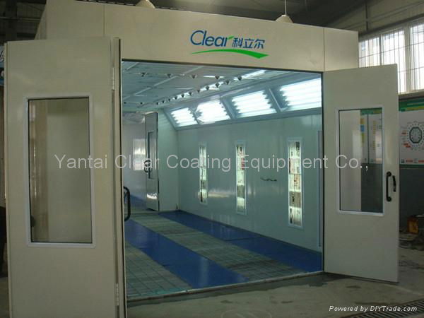 water based spray booth baking oven waterborne spray booth 2