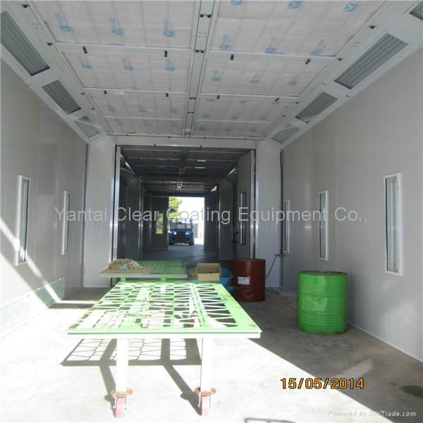 15m spray booth for bus and truck could customized 4