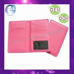 Quality Soft Leather Travel Passport and Card Holder