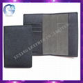 Leather travel custom passport holder 1