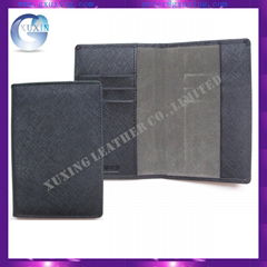 Leather travel custom passport holder