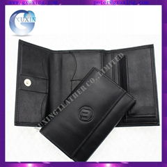 Genuine leather dart wallet