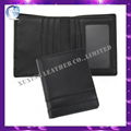 Men slim Full grain leather wallet 1