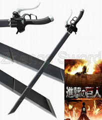 Wholesale - Wooden Sword Manga  Anime Sword Dark fantasy Attack On Titan 