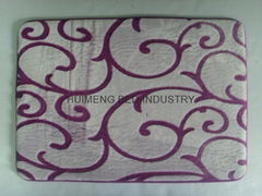 Carving Design Coral Fleece Memory Foam Bath Mat