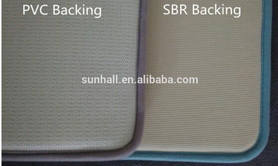 100% polyester non slip bath mat 3