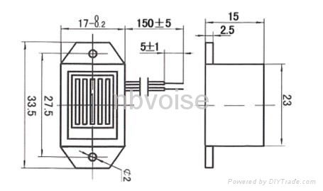 Mechanical Buzzer-VSMB2310,12VDC 2