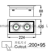 LED格珊灯 HPL&CITIZEN COB 2*7w 2*9w 2