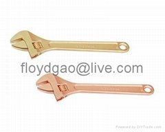 Non-Sparking Non-Magneic Safety Adjustable Wrench Spanner For Oil Gas