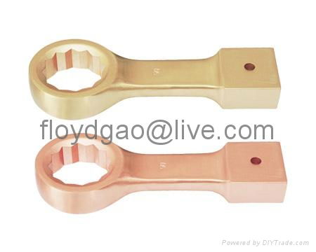 Non Sparking Non Magnetic Safety Striking Wrench Box End For ATEX Ex Zones