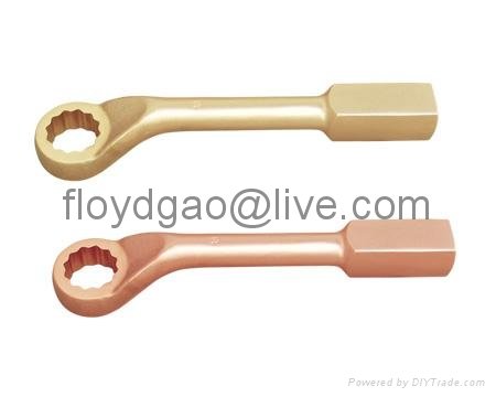 Non Sparking Non Magnetic Safety Striking Wrench Box End For ATEX Ex Zones 3