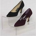 Acrylic shoes display stands